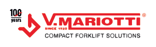 Mariotti Compact Forklift Solutions 100 Years Logo